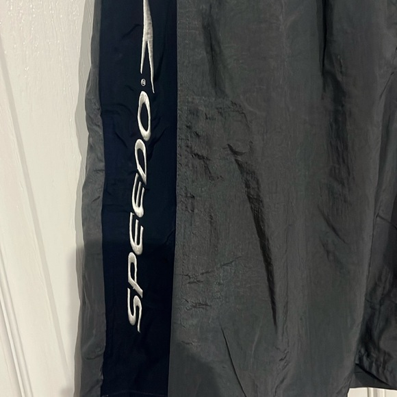 Speedo gray/navy blue swim trunks Size XL - Picture 2 of 5